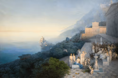 Meeting Venus on Olympia. 1895