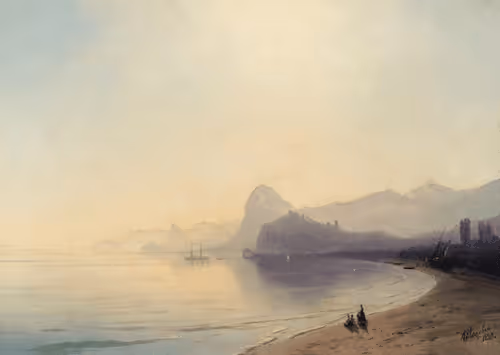 The Bay at Sudak. 1880