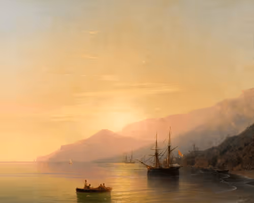 Ships at Anchor. 1851