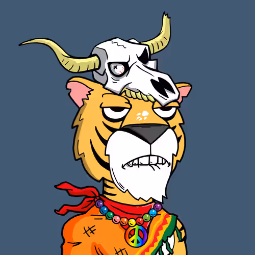 Grouchy Tiger Social Club #7756