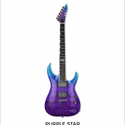 PURPLE STAR - Edition 1 of 1 - Art by Guitar Boys // 2021