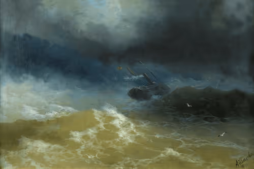 Hurricane at Sea. 1899