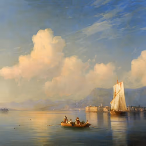 Italian Landscape. Evening. 1858