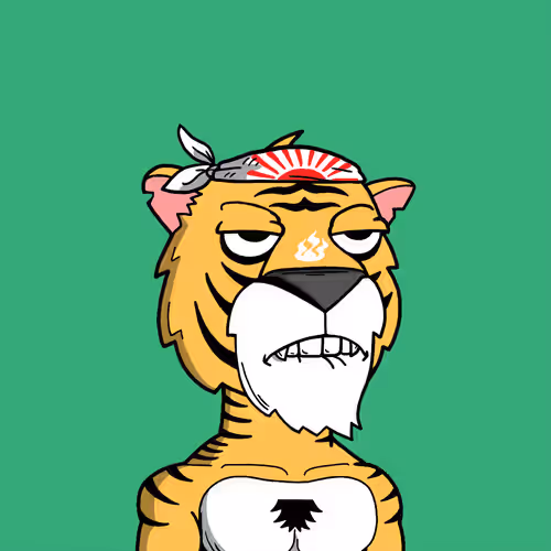 Grouchy Tiger Social Club #7486