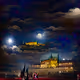 Prague with Two Moons & Cloud Castles