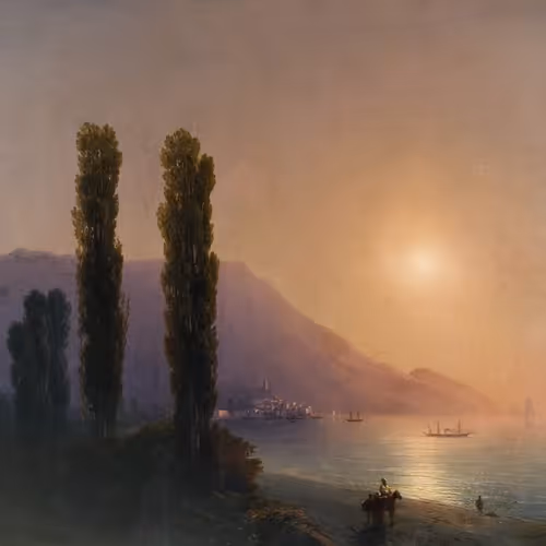 Sunrise at Yalta Coast. 1864