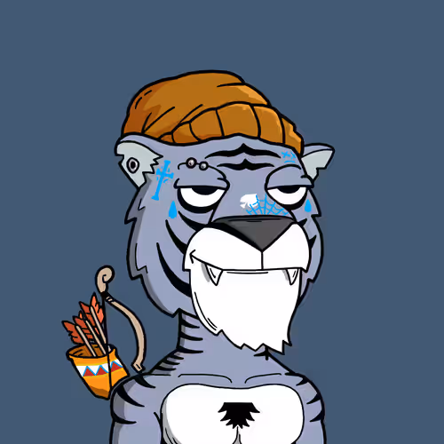 Grouchy Tiger Social Club #7672