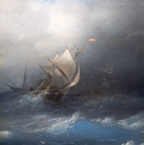 Storm on the Ocean. 1864
