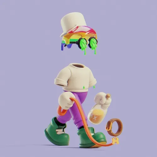 Invisible Friends 3D #1829