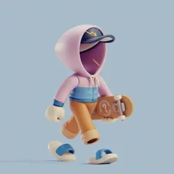Invisible Friends 3D #3477