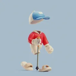 Invisible Friends 3D #1065