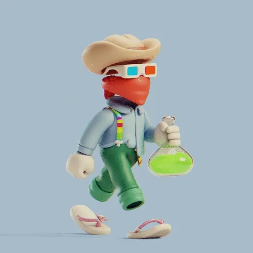 Invisible Friends 3D #1258