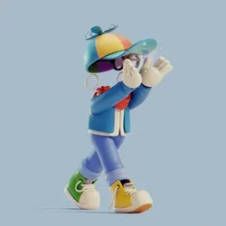 Invisible Friends 3D #1117