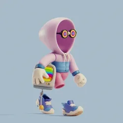 Invisible Friends 3D #1833