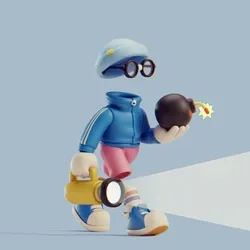 Invisible Friends 3D #4486