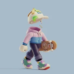 Invisible Friends 3D #732
