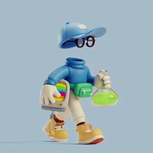 Invisible Friends 3D #727