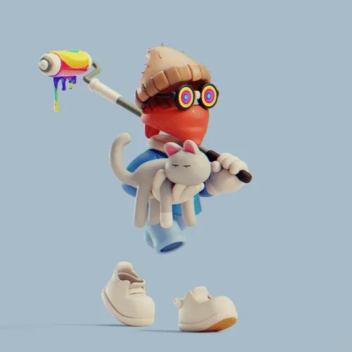 Invisible Friends 3D #1811