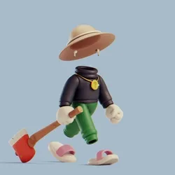 Invisible Friends 3D #3024