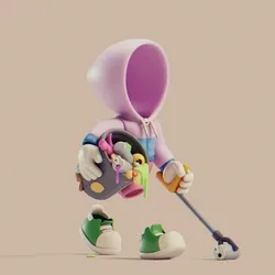Invisible Friends 3D #2734