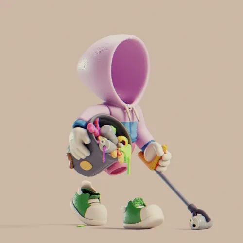 Invisible Friends 3D #2734