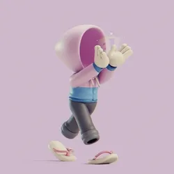 Invisible Friends 3D #100