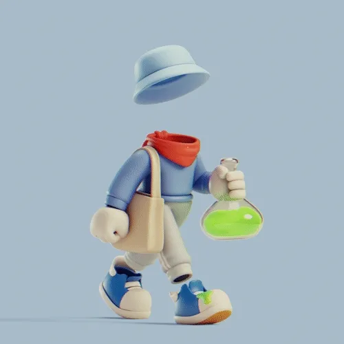 Invisible Friends 3D #3863
