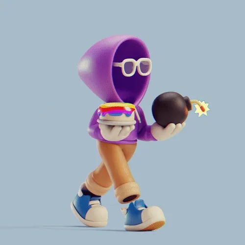 Invisible Friends 3D #664