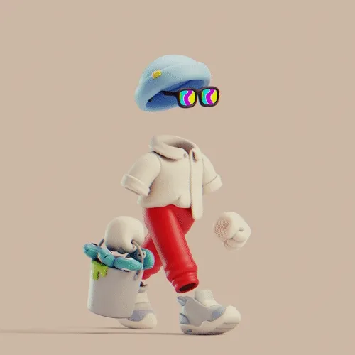 Invisible Friends 3D #1839