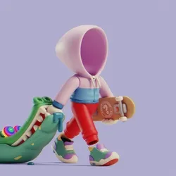 Invisible Friends 3D #2095