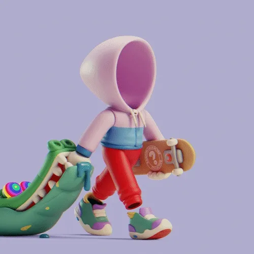 Invisible Friends 3D #2095