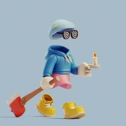 Invisible Friends 3D #929