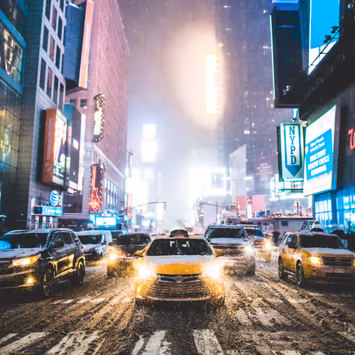One Snowy Night in Times Sq. - Edition