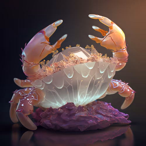 Glowing Crystal Insects