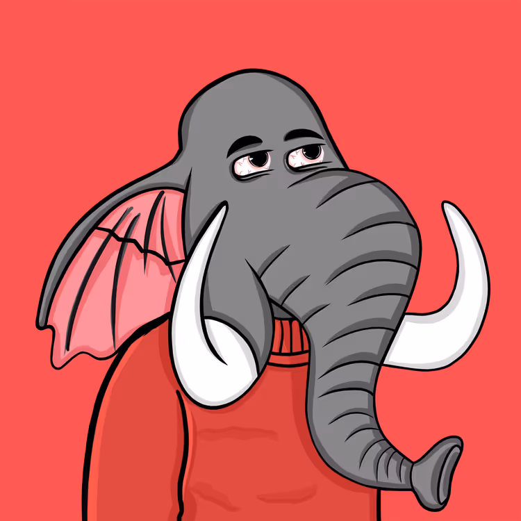 Untamed Elephant #7064