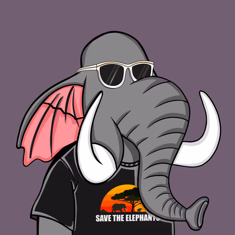 Untamed Elephant #4999