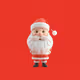 Santa 3D Pink n1