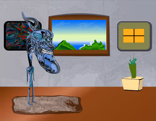 T̶r̶a̶d̶ Chad Art Collector by Tustont