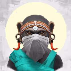 Angry Ape Army Valkyrie #0882