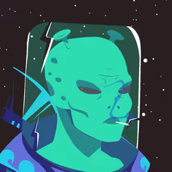 Lunar-Pilot Formalin Shipwormsslurper