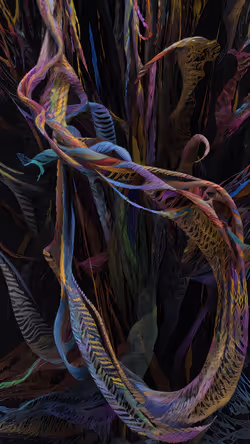 Winds of Yawanawa #722 by Yawanawa and Refik Anadol