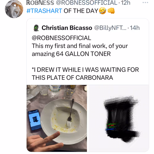 #TRASHART OF THE DAY