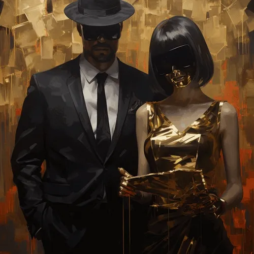 Noir et Doré