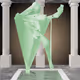 The Jumping Normie Green Woman #4718