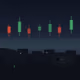 sky charts green into the close