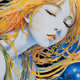 Golden Galactic Vista, Nebula Flower Maiden | 黃金の銀河，星雲の花娘