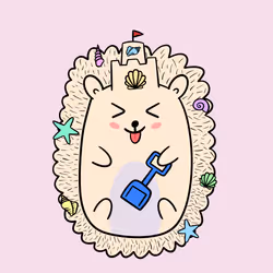 Mini Fluffy Hedgehog #739