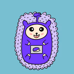 Mini Fluffy Hedgehog #974