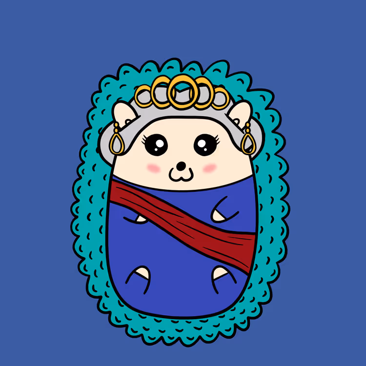 Mini Fluffy Hedgehog #853