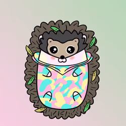 Mini Fluffy Hedgehog #27